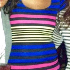 Bright Stripes Mini Dress